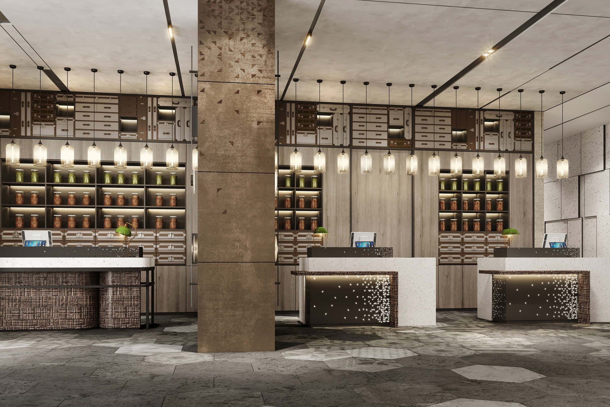 Four Points By Sheraton Shanghai Hongqiaoの外観、NECC上海に便利なモダンなホテル