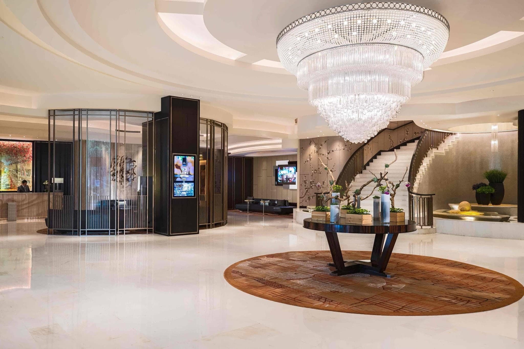 Renaissance Suzhou Hotel exterior with elegant design near Jinji Lake in Suzhou CBD